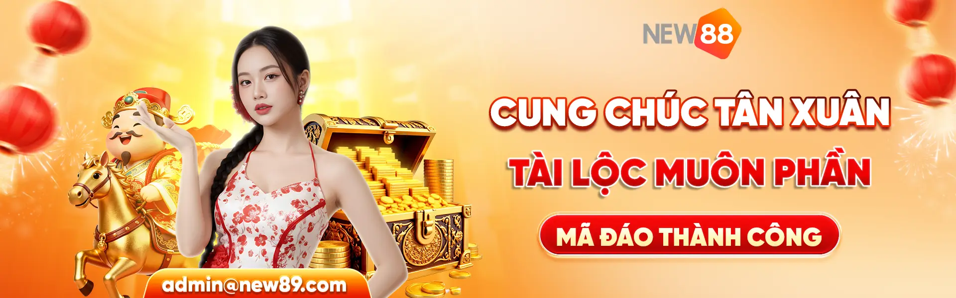 New88 Chúc Quý Hội Viên Mã Đáo Thành Công